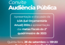 Audiência Pública para apresentação da LOA 2024